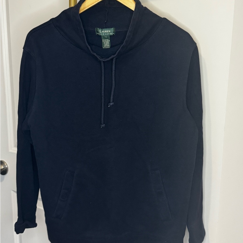 Ralph Lauren Navy Blue Marine Supply Nautical sweatshirt